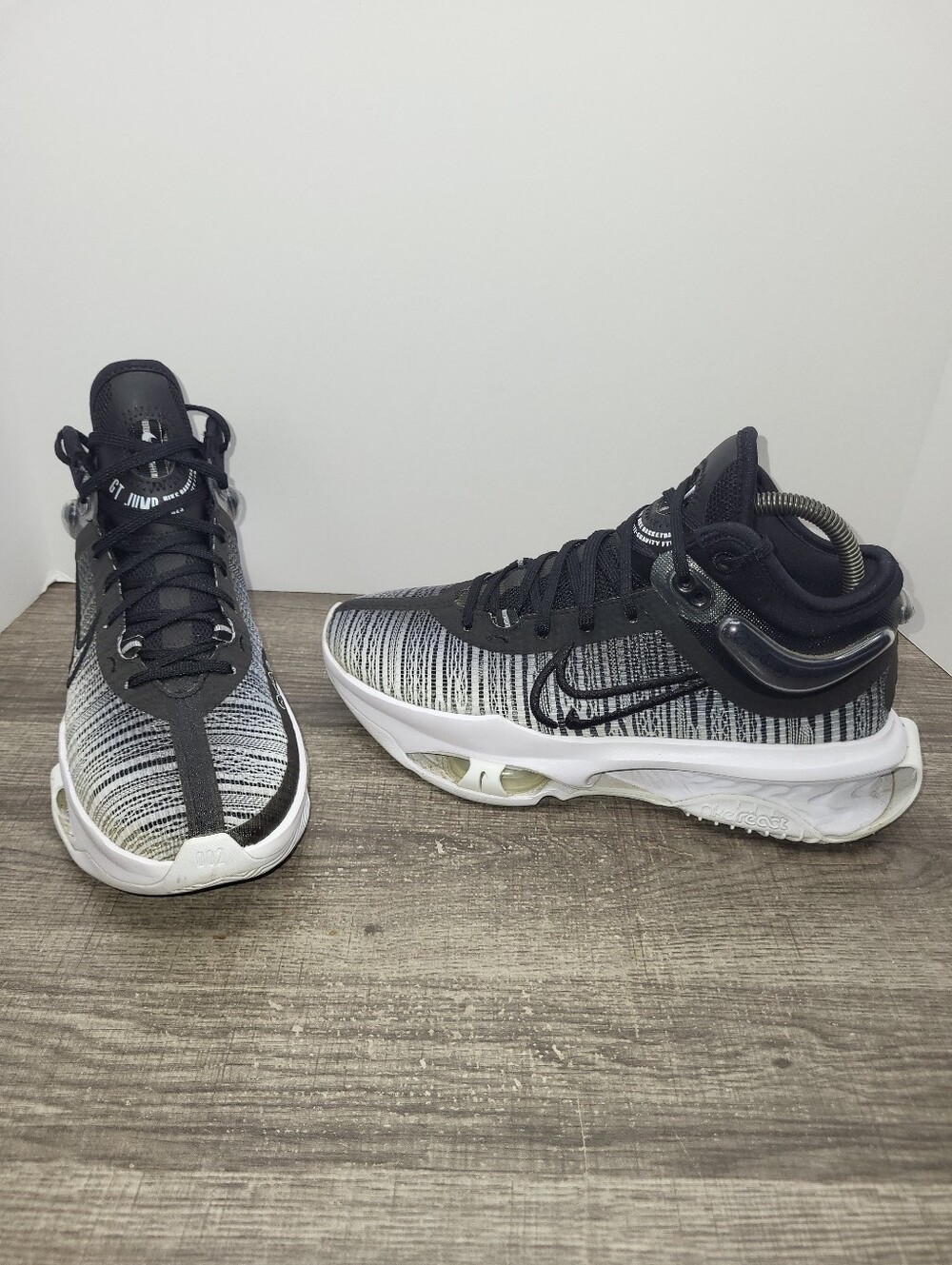 Nike Air Zoom GT Jump 2 Black White Basketball Shoes Sneakers Men's Size 7